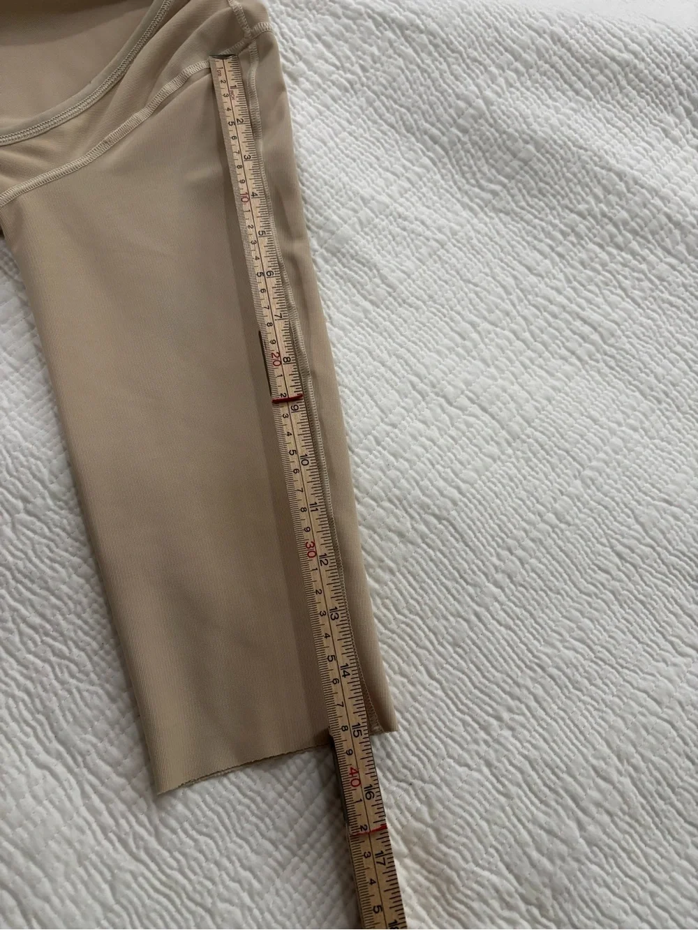 Marena Recovery Bodysuit 3/4 Sleeve Sculpting Suit in Beige XL